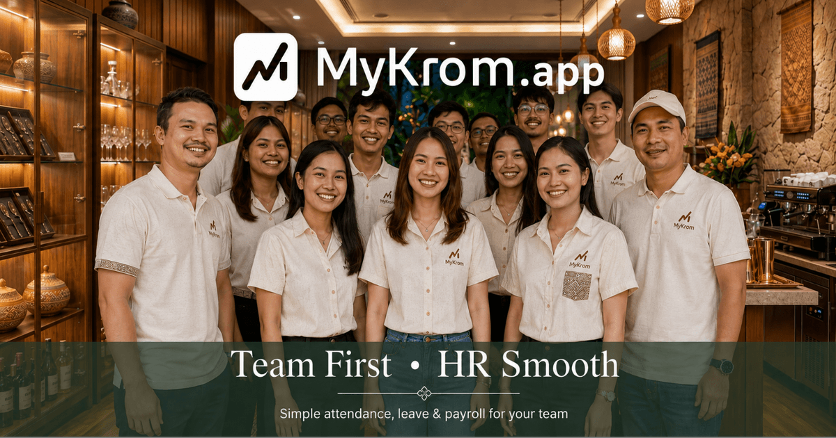 MyKrom team — Team First • HR Smooth